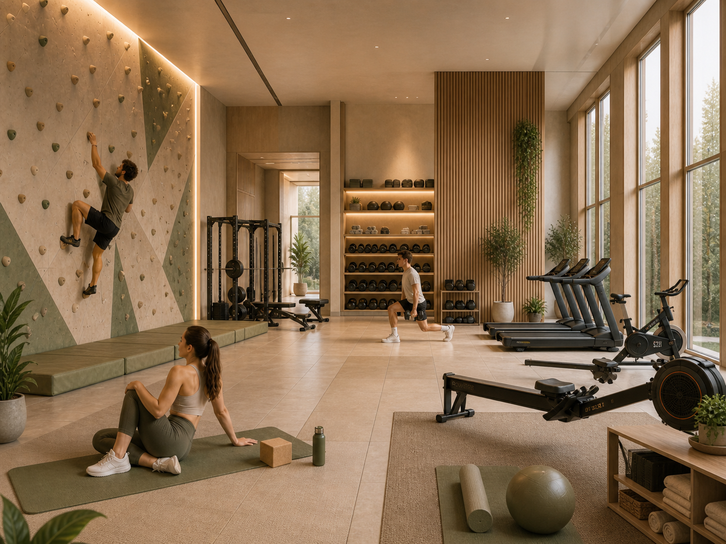 Salle de gym